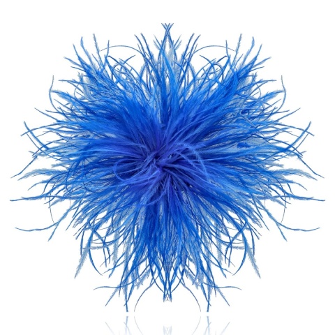 Broszka z piór marabuta BR97705