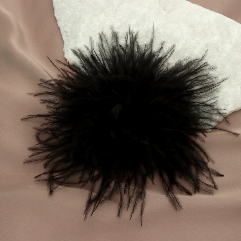 Broszka z piór marabuta BR97708