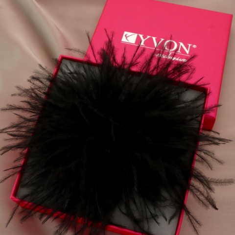 Broszka z piór marabuta BR97708