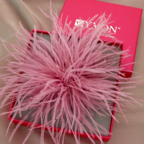 Broszka z piór marabuta BR97702