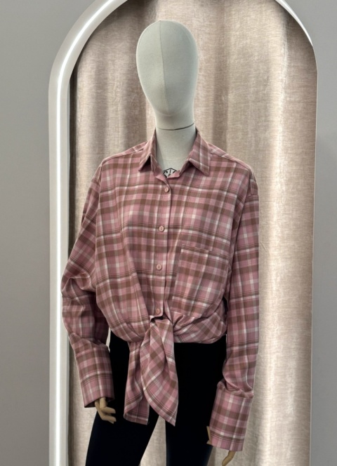 KOSZULA AURA PINK z CAMELEM Sempre with love