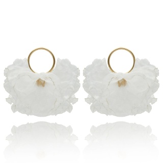 Kolczyki jedwabne E98076