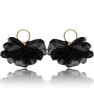 Kolczyki jedwabne E98076