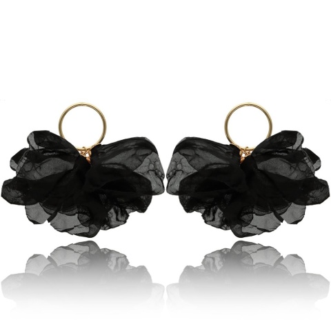 Kolczyki jedwabne E98076