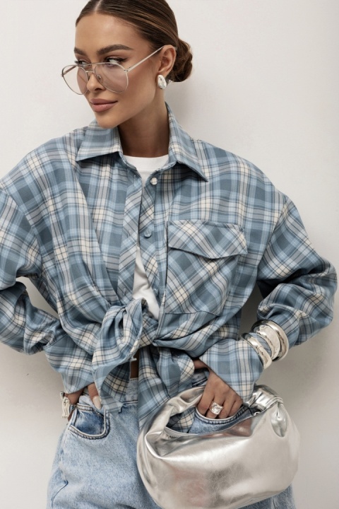 Koszula Celea niebieska