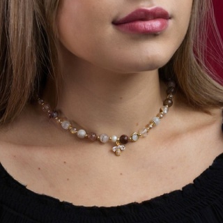 Naszyjnik LOVELY STONES N97094