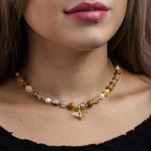 Naszyjnik LOVELY STONES N97096