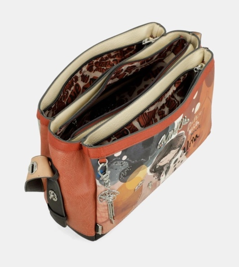 Torebka damska trzykomorowa - ANEKKE ALMA 40702-319