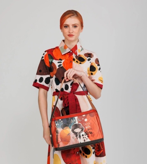 Torebka damska trzykomorowa - ANEKKE ALMA 40702-319