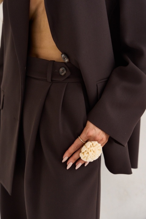 Garnitur OLIVIA Czekoladowy