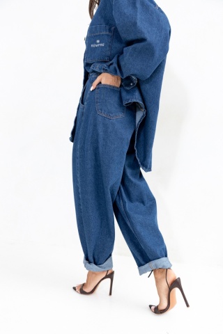 SPODNIE JEANS NIEBIESKIE Sempre