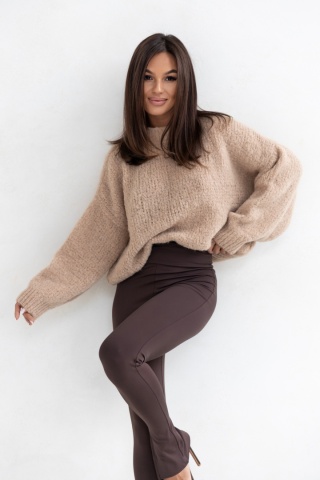 SWETER KALI BEŻOWY Sempre with love