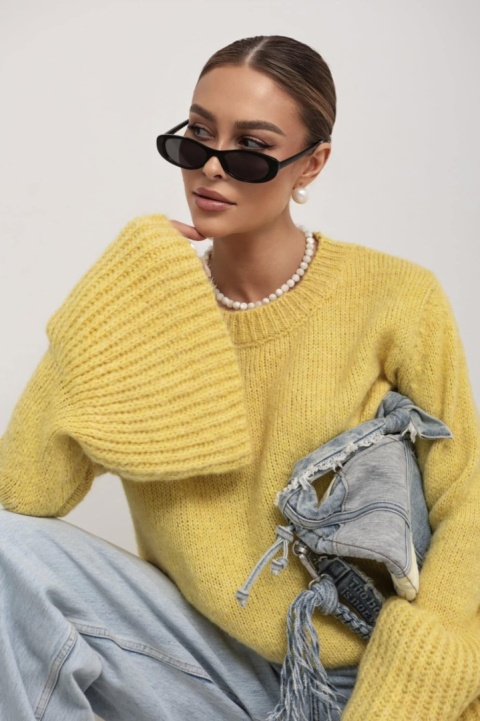 Sweter Nala COCOMORE musztarda