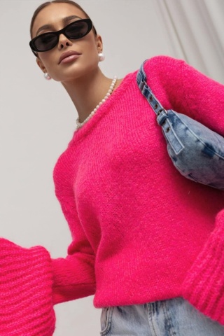 Sweter Nala COCOMORE neon róż