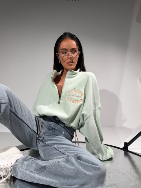 Bluza CREME MATCHA LA MANUEL