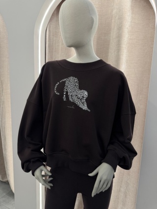 Bluza-Nooda z tygrysem czekoladowa