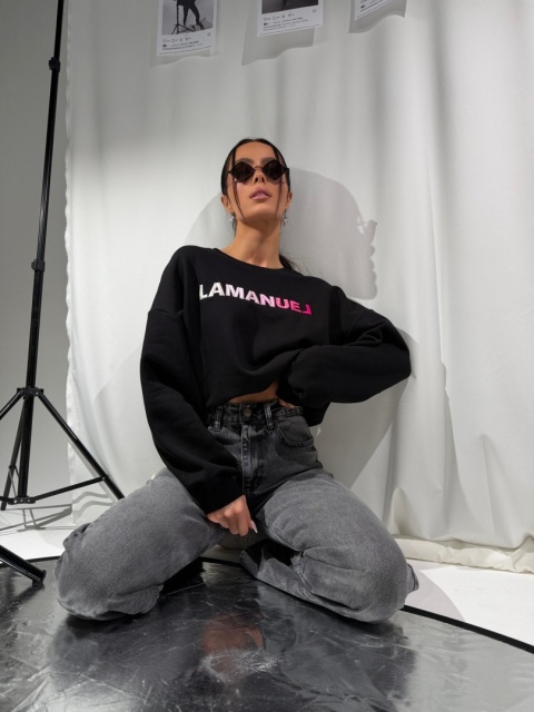 Bluza OMBRE black la manuel