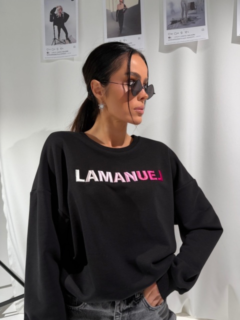 Bluza OMBRE black la manuel