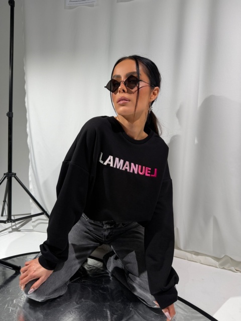 Bluza OMBRE black la manuel