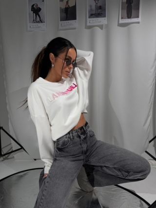 Bluza OMBRE ecru la manuel