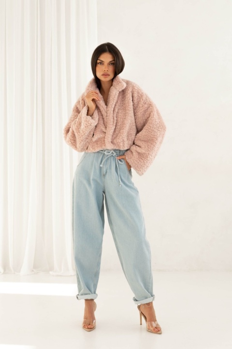 KURTKA MONA Pudrowy róż Sempre with love