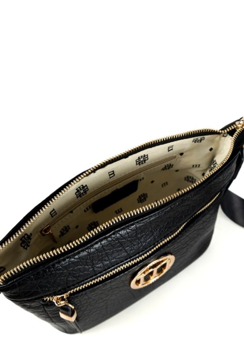 Monnari-Czarna torebka damska z małą saszetką