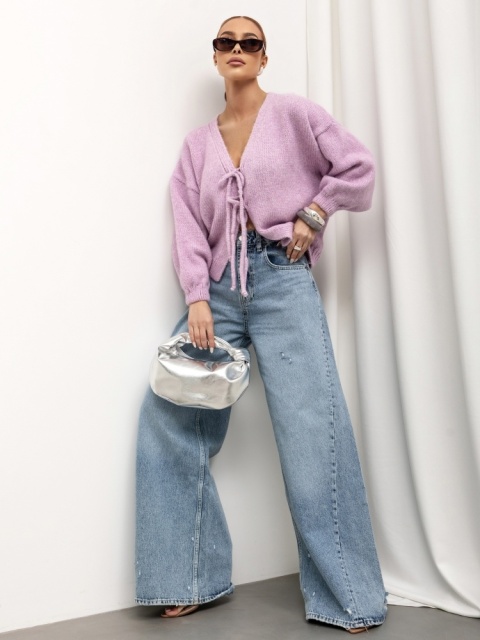 SWETER SCARLET Cocomore liliowy