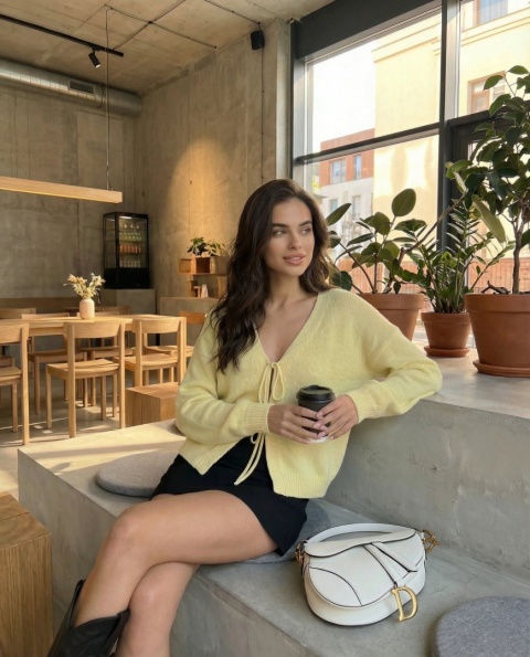 SWETER SCARLET Cocomore żółty