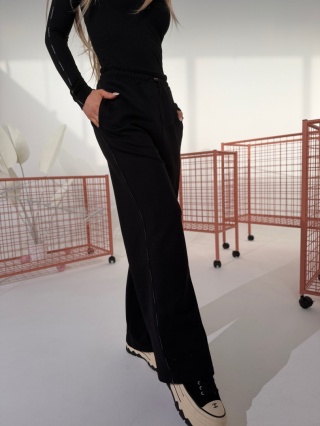 Spodnie TURN czarne la manuel