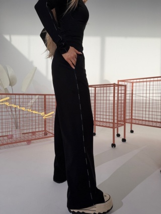 Spodnie TURN czarne la manuel