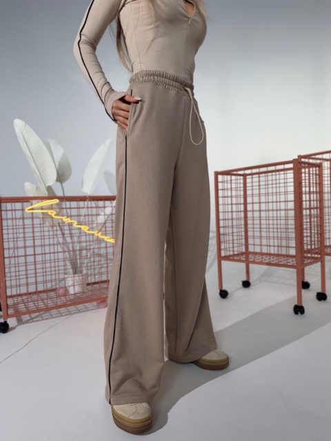 Spodnie TURN beżowe la manuel