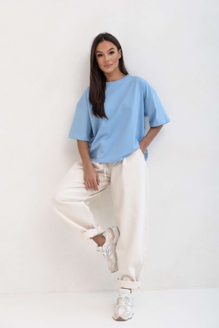 T-shirt OVER Niebieski