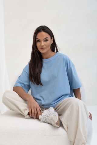 T-shirt OVER Niebieski