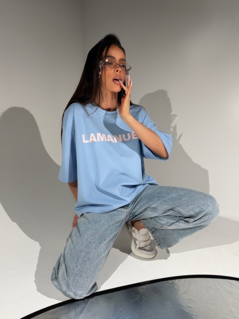 Tshirt BLANK baby blue la manuel