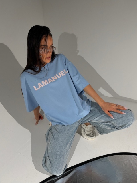 Tshirt BLANK baby blue la manuel