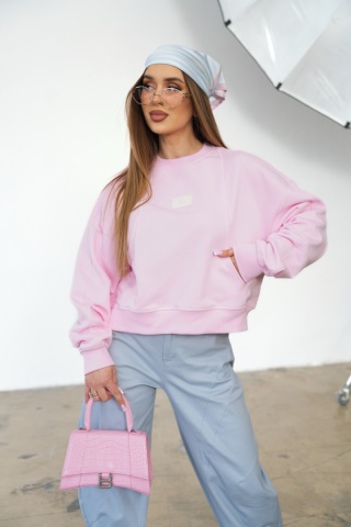 BLUZA DAMSKA BG CATCH | JASNY RÓŻ