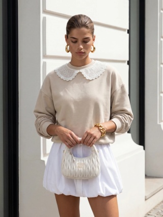 Bluza EMILI beżowa COCOMORE