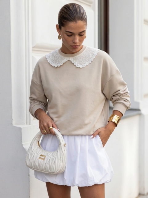 Bluza EMILI beżowa COCOMORE