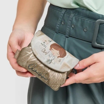 Mały damski portfel z klapką - ANEKKE SOPHIA 42809-016