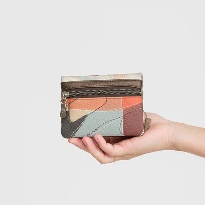 Mały damski portfel z klapką - ANEKKE SOPHIA 42809-016