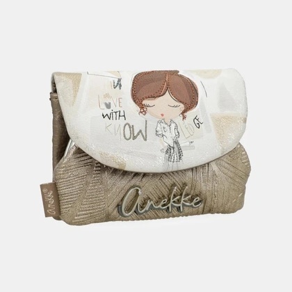 Mały damski portfel z klapką - ANEKKE SOPHIA 42809-016