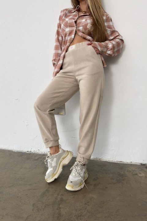 SPODNIE DAMSKIE BG SCANDAL | BEŻOWY