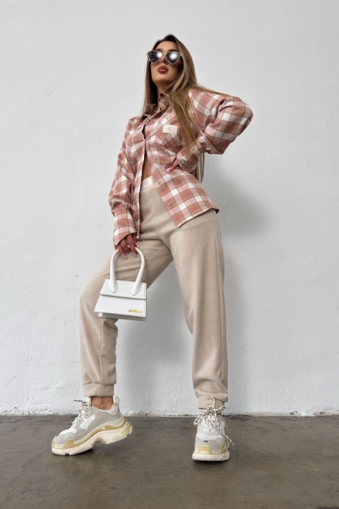 SPODNIE DAMSKIE BG SCANDAL | BEŻOWY