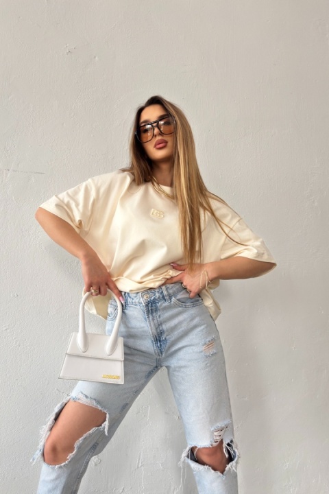 T-SHIRT DAMSKI BG OCEAN | WANILIOWY