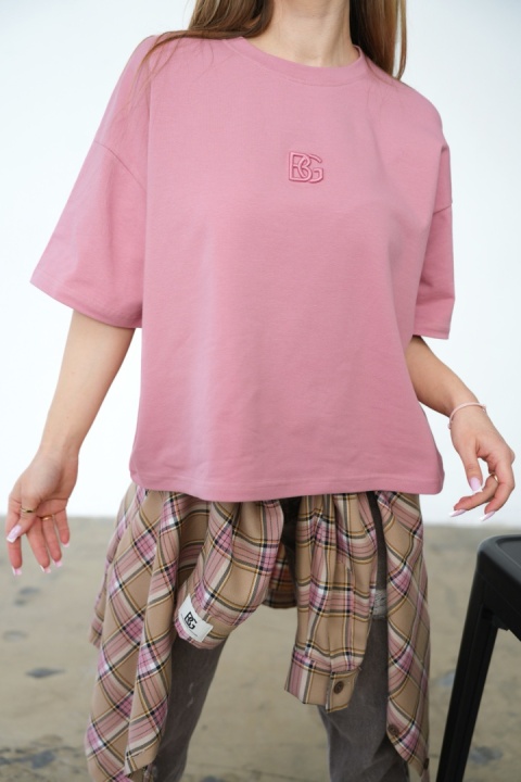 T-SHIRT DAMSKI BG OCEAN | ZGASZONY RÓŻ