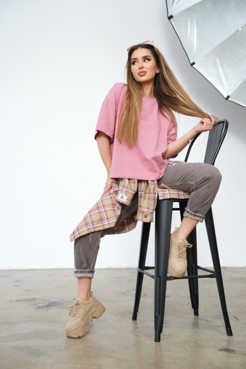 T-SHIRT DAMSKI BG OCEAN | ZGASZONY RÓŻ