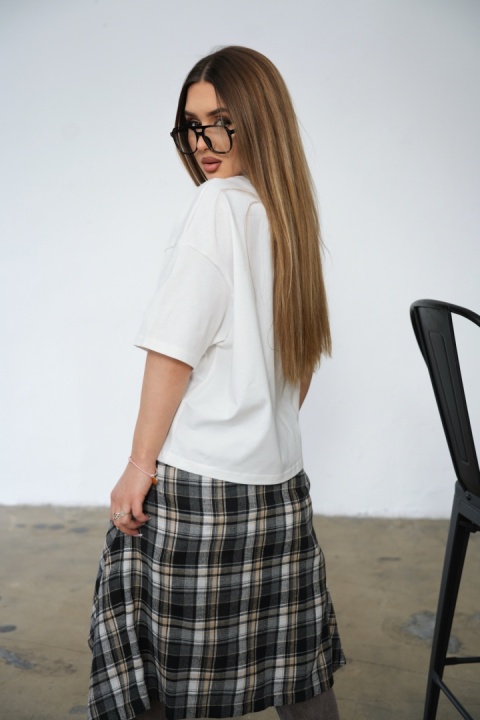 T-SHIRT DAMSKI BG OCEAN | ECRU