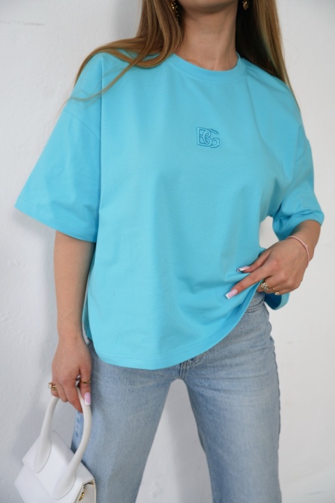 T-SHIRT DAMSKI BG OCEAN | TURKUS