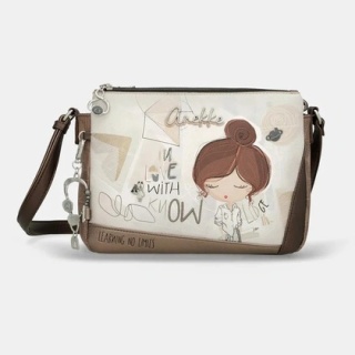 Torebka damska trzykomorowa - ANEKKE SOPHIA 42803-184