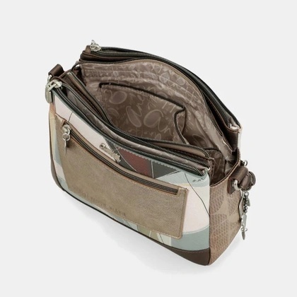 Torebka damska trzykomorowa - ANEKKE SOPHIA 42803-184